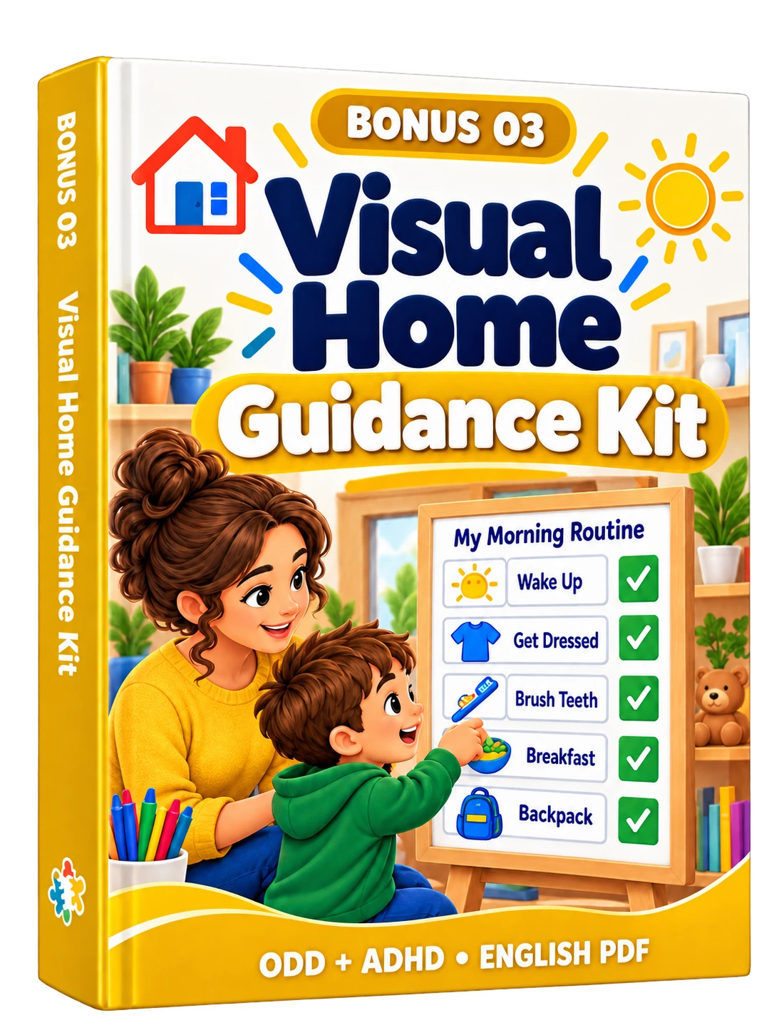 Bonus 3 product mockup: Visual Home Guidance Kit