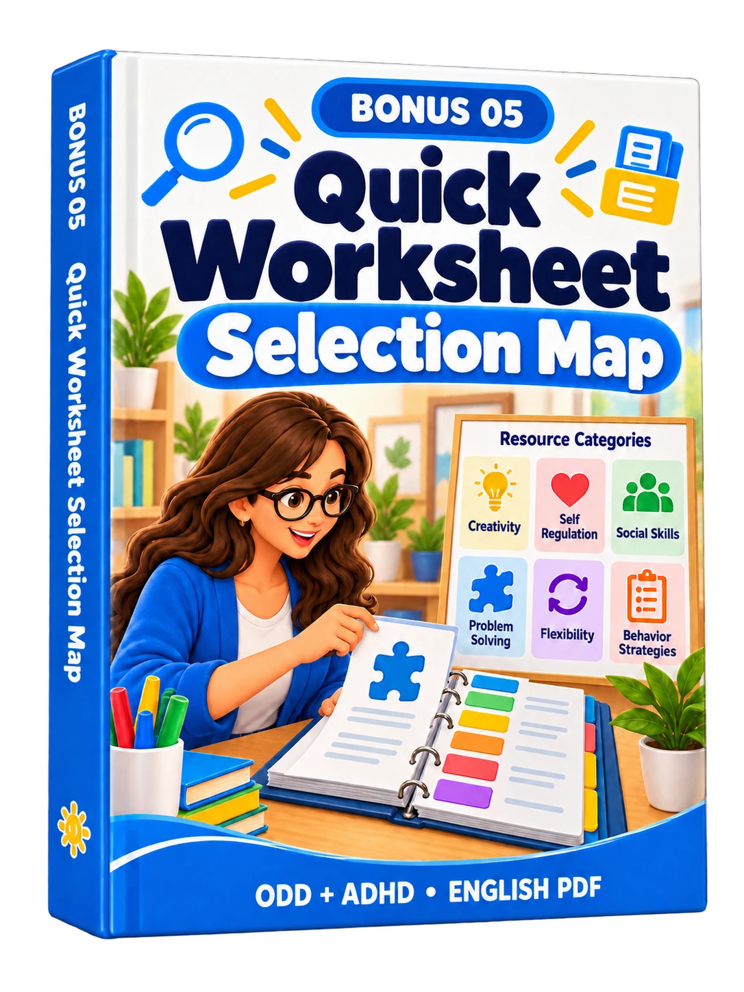 Bonus 5 product mockup: Quick Worksheet Selection Map