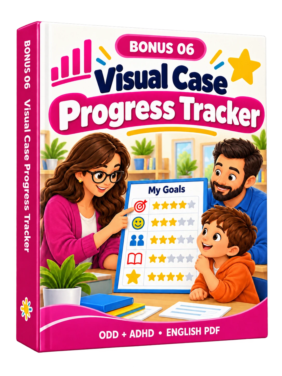 Bonus 6 product mockup: Visual Case Progress Tracker
